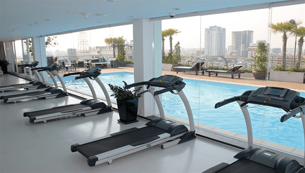this is fitness facility in apartment of Dubai